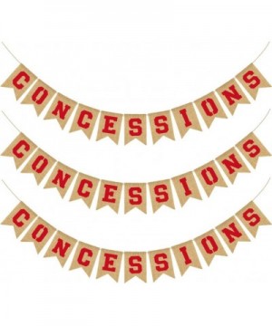 Sports Theme CONCESSIONS Garland Party Bunting Banner Baseball Concessions Banner Football Party Concessions Garland - CG18UA...