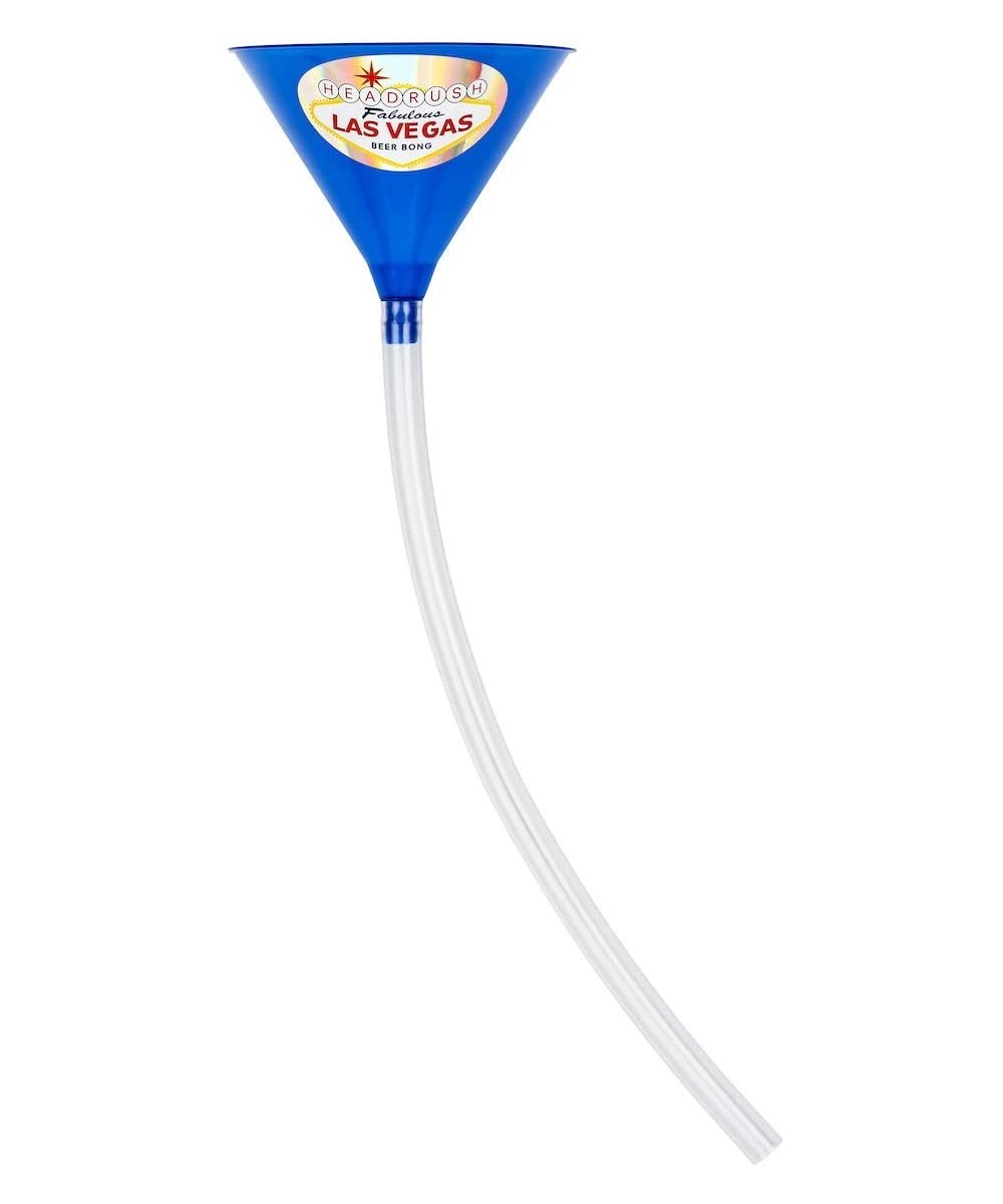 Las Vegas Sign Beer Bong Special Edition (Blue) - Blue - CO18ODHMZ28 $12.06 Party Games & Activities