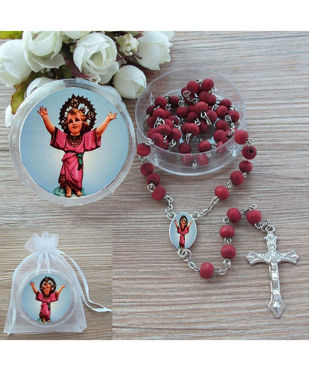 Divino Nino Divine Child Jesus Scented Rosary (12 PCS) Recuerdos de presentacion de 3 Años Baptism Party Favor Baby Jesus (re...