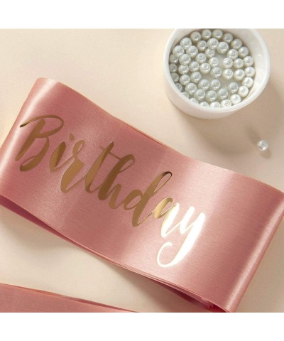 It's My 39th Birthday sash- Rose Gold Girl 39 Years Birthday Gifts Party Supplies- Women Pink Party Decorations - CA18I37M2Q4...