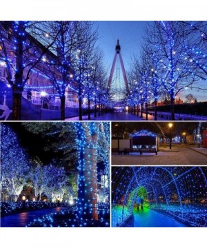 Christmas String Lights - 120 LEDs 49ft/15m Memory Function End-to-End 8 Modes Plug in Indoor/Outdoor Waterproof Decorative F...