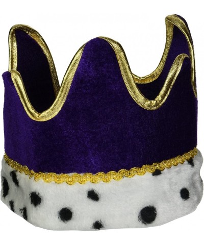 Plush Royal Crown (purple) Party Accessory (1 count) (1/Pkg) - Purple - CV113WGIK1R $6.14 Hats