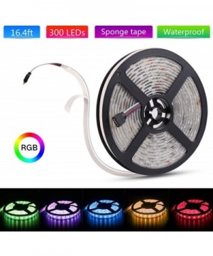 Music Led Strip Light-IR Music Sound Activated 5M 5050 RGB Waterproof 300LEDs RGB Flexible Color Changing LED Strip Kit with ...