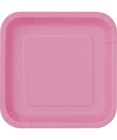 Industries- Square Paper Plates- 14 Pieces - Hot Pink - CP116GI52C3 $4.66 Tableware