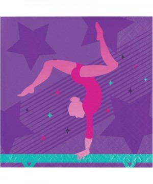 Gymnastics Party Beverage Napkins- 16 ct- Multi-color- 5 - CV195CLHO9C $4.75 Party Tableware