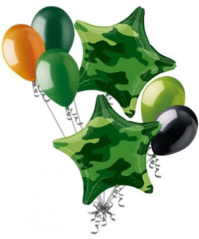 7pc Camo Stars Balloon Bouquet Army Marines Military Happy Birthday Welcome Home - C612DERVLOV $8.79 Balloons