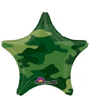 7pc Camo Stars Balloon Bouquet Army Marines Military Happy Birthday Welcome Home - C612DERVLOV $8.79 Balloons