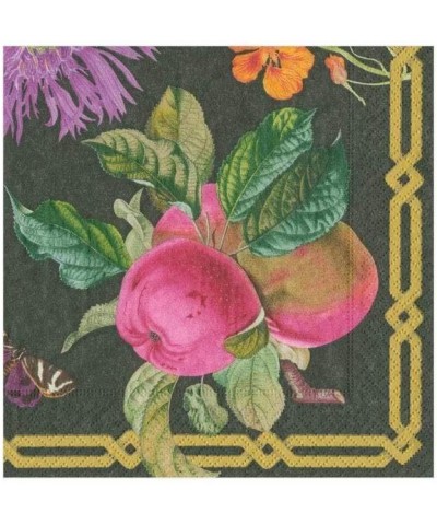 Decoupage Garden-Black Napkin Cocktail- Multicolor - C212HPVY7CP $6.83 Tableware