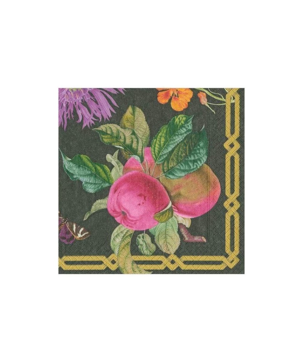 Decoupage Garden-Black Napkin Cocktail- Multicolor - C212HPVY7CP $6.83 Tableware