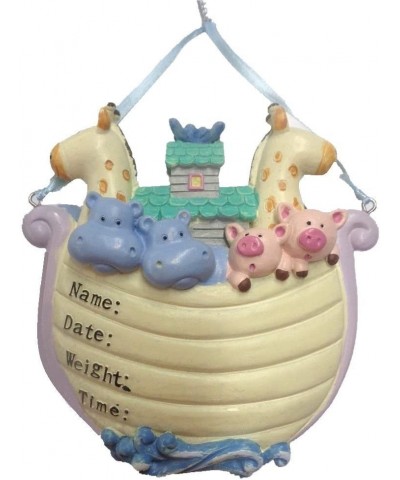 Baby's 1st Christmas Noah's Ark Ornament 4 Inches - CJ185XDDX05 $9.12 Ornaments