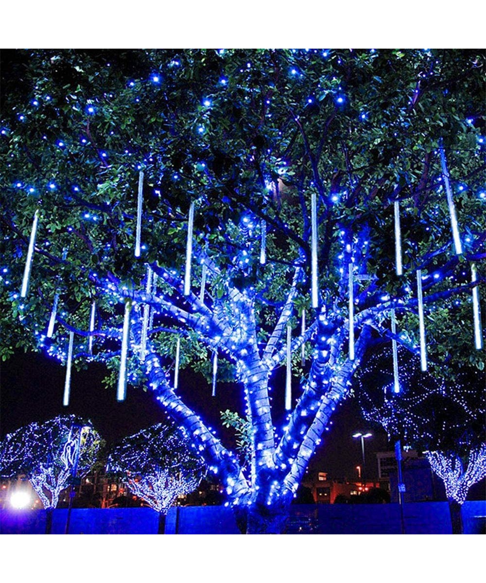 Meteor Shower Lights Christmas Lights Waterproof Plug in Falling Rain Fairy String Lights for Twinkling Romantic Lights for P...