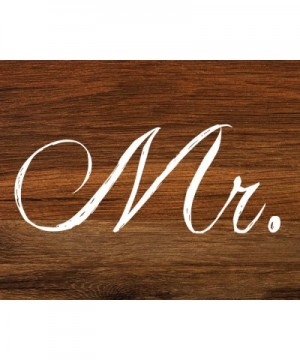 Rustic Wedding Table Numbers - Wood Look Table Numbers 1-24 - Includes Mr and Mrs Sweetheart Table Cards and 2 Reserved Table...