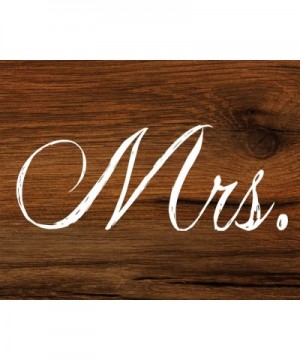 Rustic Wedding Table Numbers - Wood Look Table Numbers 1-24 - Includes Mr and Mrs Sweetheart Table Cards and 2 Reserved Table...