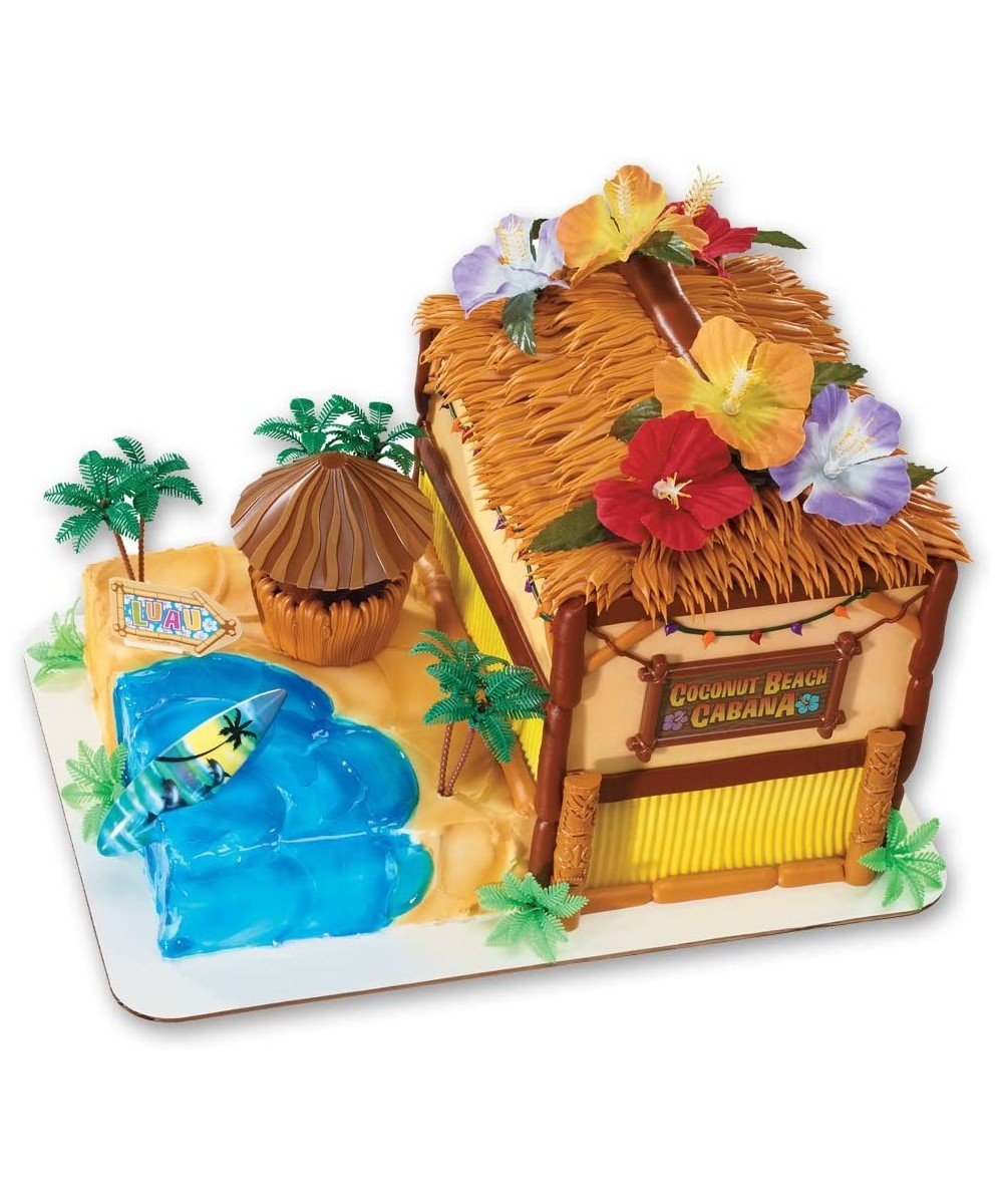 Coconut Beach Cabana Signature DecoSet Cake Decoration - CP113FCK2HD $20.83 Cake & Cupcake Toppers