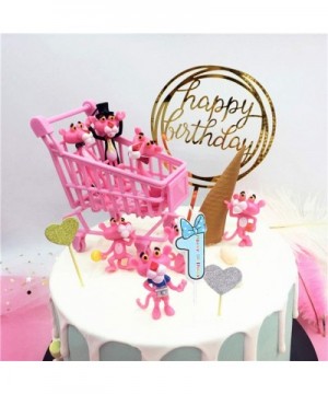 Birthday Letter Candles Wedding Anniversary Celebration Party Number Cake Candle with Happy Birthday Ins Topper (Blue Bowknot...