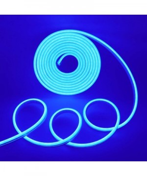 LED Strip Lights- LED Neon Light Rope- Outdoor Flexible Light- DC 12V 16.4 Ft/5m 2835 600 LEDs Silicone Tape Light for Home- ...