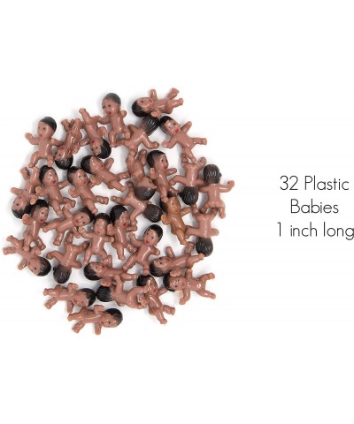 My Water Broke Baby Shower Game Ice Cube Game For 32 Guests With Mini Plastic Babies for Ice Cubes African American For Boy O...