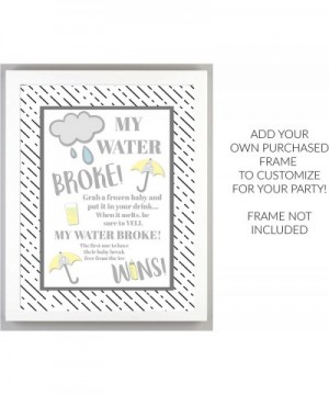 My Water Broke Baby Shower Game Ice Cube Game For 32 Guests With Mini Plastic Babies for Ice Cubes African American For Boy O...