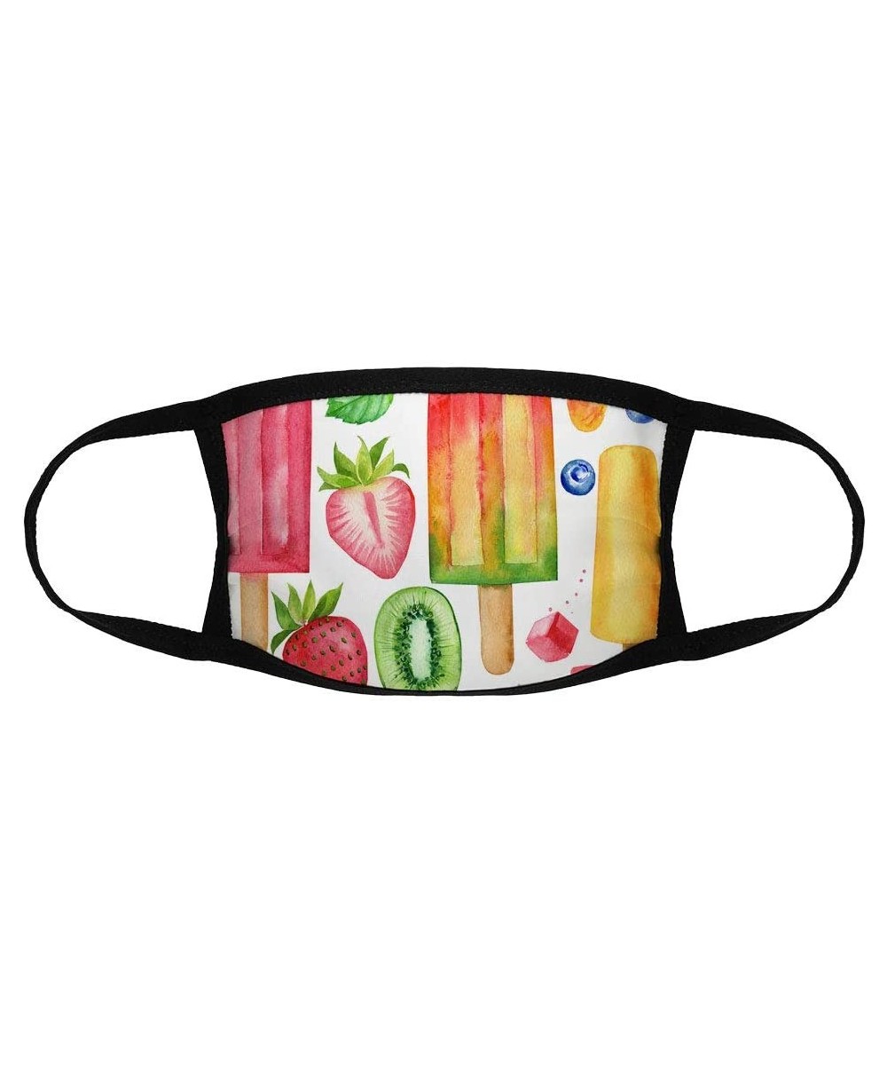 Candy Fruit Ice/Reusable Face Mouth Scarf Cover Protection №W0301114 - Candy Fruit Ice and Ice Cream Summer Elements Set Isol...