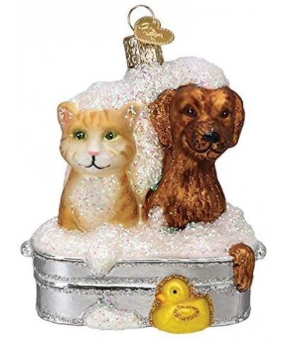 Christmas Glass Blown Ornament with S-Hook and Gift Box- Toy and Hobby Collection (Bubble Bath Buddies- 12541) - Bubble Bath ...