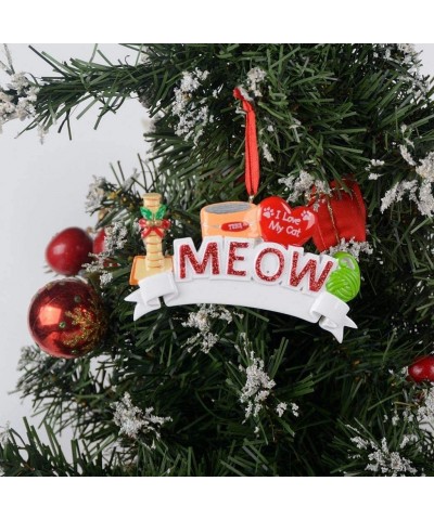 Kitty/Dog Stocking Chrismtas Ornament Personalized Gift - Free Customization (Cat's House- Customize IT Yourself) - Cat's Hou...