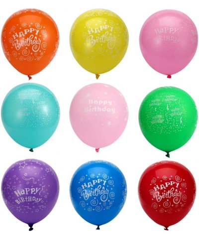 12-inch multi-color party balloons- made of sturdy latex balloon container (100 pcs)- used for party decoration- birthday par...