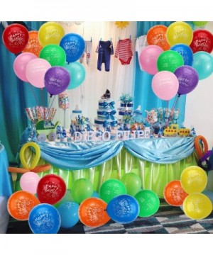 12-inch multi-color party balloons- made of sturdy latex balloon container (100 pcs)- used for party decoration- birthday par...