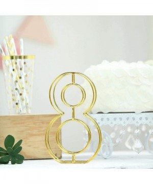 8" Tall Gold Wedding Centerpiece 3D Wire Letter Decoration for Wedding Party Decoration DIY Decoration Supplies - 8 - 8 - CZ1...