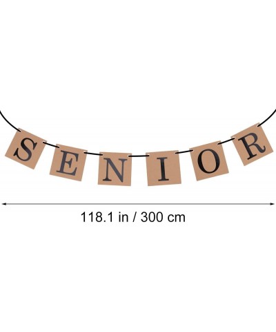 Graduation Decorations Banner 2018 Graduation Decorations Kraft Paper Banner with SENIOR Letters Hanging Pennant Banner Flags...