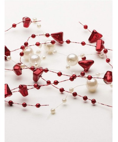 Elegant Beaded Garland- 5' (Burgundy) - CJ18NMHW7W9 $7.96 Garlands