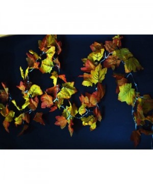 Thanksgiving Decorations Lighted Fall Garland - 8.2 Feet - 20 Lights - CQ1864KE38U $11.12 Indoor String Lights