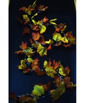 Thanksgiving Decorations Lighted Fall Garland - 8.2 Feet - 20 Lights - CQ1864KE38U $11.12 Indoor String Lights