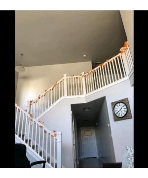 Thanksgiving Decorations Lighted Fall Garland - 8.2 Feet - 20 Lights - CQ1864KE38U $11.12 Indoor String Lights