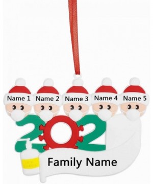 2020 Christmas Ornaments Quarantine Survivor Family Customized Christmas Decorating Kits Creative Gift for Family- Christmas ...