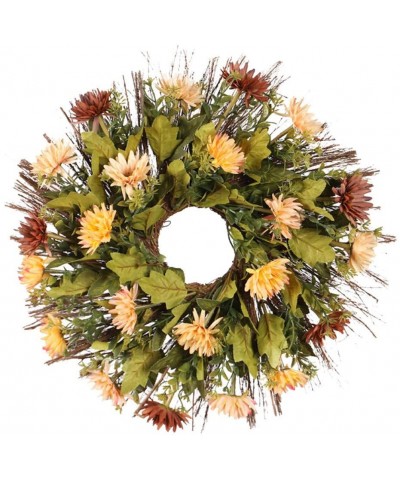 Christmas Thanksgiving Rose Decoration Wreath Decoration Wedding Decoration Ornaments for Front Door Wall(C) - C - CX19KW25U7...