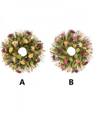 Christmas Thanksgiving Rose Decoration Wreath Decoration Wedding Decoration Ornaments for Front Door Wall(C) - C - CX19KW25U7...