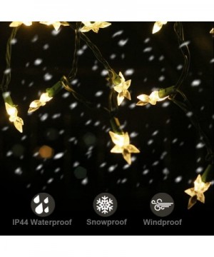 LED Christmas Tree Halloween Party Indoor Outdoor Decoration LED Patio Fairy Light String Lights- Warm White Waterproof Conne...