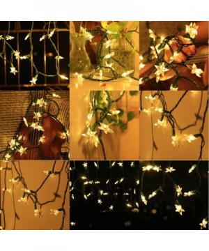 LED Christmas Tree Halloween Party Indoor Outdoor Decoration LED Patio Fairy Light String Lights- Warm White Waterproof Conne...