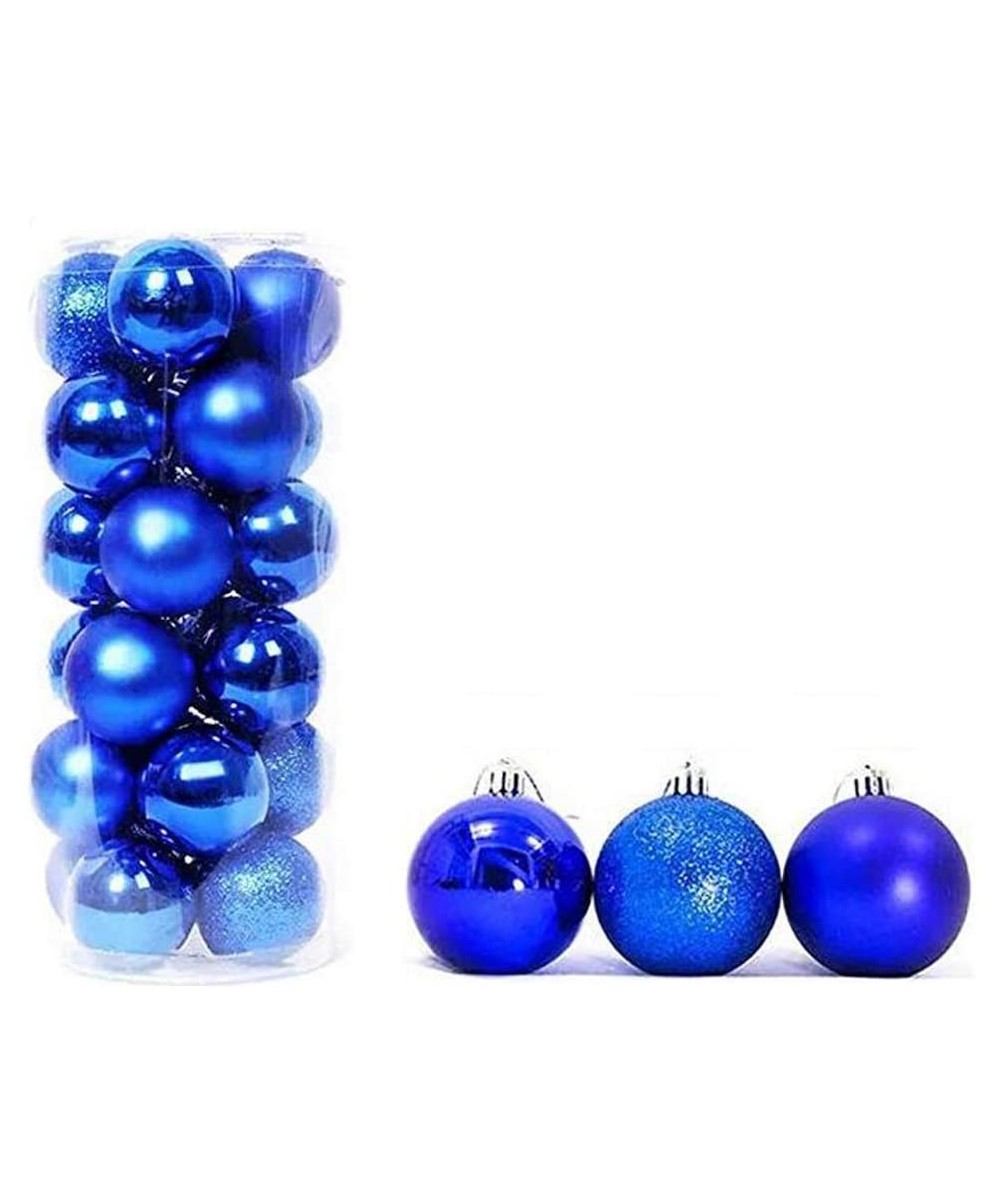 Christmas Ball Pendant- Decorative Shatterproof Christmas Tree Pendants Hanging 40mm Christmas Baubles Balls Ornaments Set Pa...