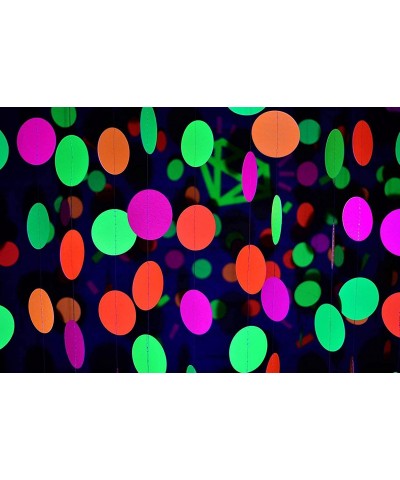 10 Pieces 14.4 feet Glow Garland Neon Party Supplies Decorations- Glow in The Dark Party Supplies Decorations- UV Black Light...