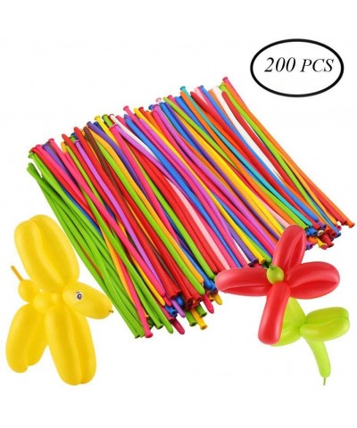 200pcs Mix Color Twist Halloween Balloons for Wedding Birthday Easter Party Decoration Magic Ballons Assorted Latex - C812JC2...