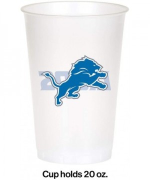 Detroit Lions Plastic Cups- 24 ct - CI18CIUE7S4 $10.76 Party Tableware