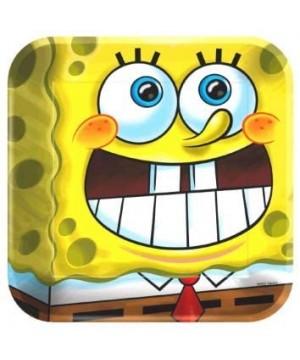 MEGA Spongebob Squarepants Birthday Party Supplies and Decorations Pack For 16 With Plates- Napkins- Cups- Tablecover- Scene ...