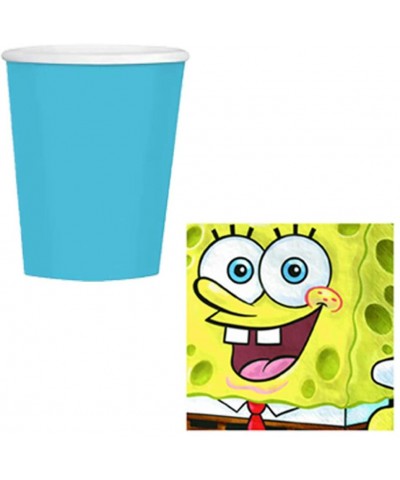 MEGA Spongebob Squarepants Birthday Party Supplies and Decorations Pack For 16 With Plates- Napkins- Cups- Tablecover- Scene ...