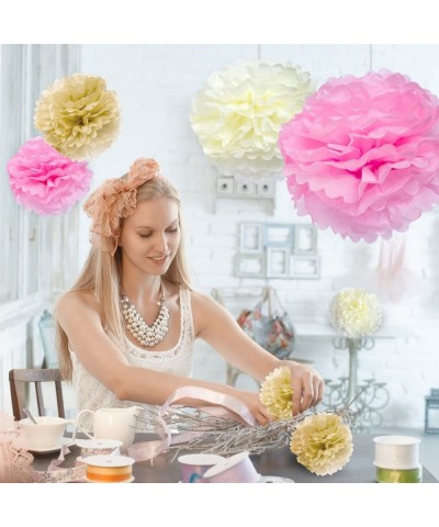 5pcs Tissue Paper Pom-poms Flower Ball Wedding Party Outdoor Decoration Wedding / Baby Shower / Birthday Party / Nursery Deco...