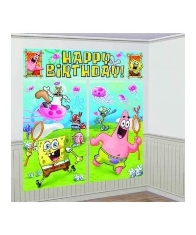 MEGA Spongebob Squarepants Birthday Party Supplies and Decorations Pack For 16 With Plates- Napkins- Cups- Tablecover- Scene ...