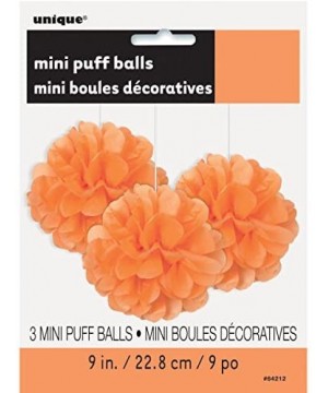 9" Small Orange Tissue Paper Pom Poms- 3ct - Orange - C612O5SGPKW $11.59 Banners & Garlands