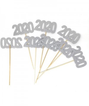 8 pack of Double Sided Glitter 2020 Centerpiece Sticks in Various Colors for DIY Graduation Centerpiece and Grad Party Decor ...
