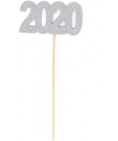 8 pack of Double Sided Glitter 2020 Centerpiece Sticks in Various Colors for DIY Graduation Centerpiece and Grad Party Decor ...