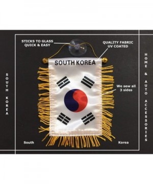 South Korea flags for cars accessory Korean design sticker decal small mini banners automobiles accessories interiror style r...